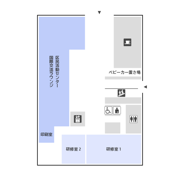 フロアマップ別館１階