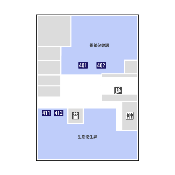 フロアマップ別館４階