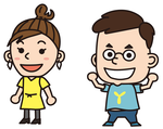 壮年の男女