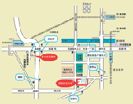 西土木事務所案内地図