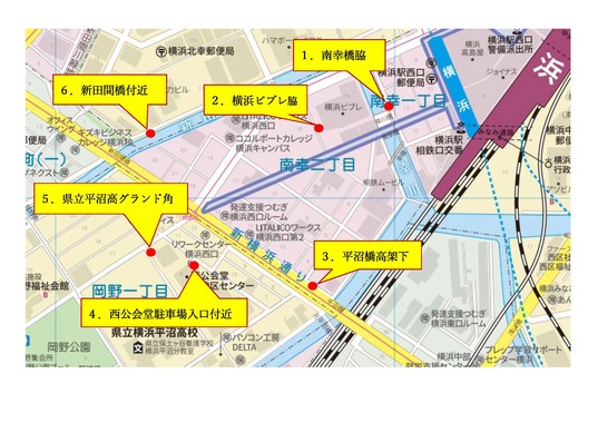 土のう配置図