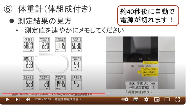 第二部「健康チェック機器取扱研修」のイメージ