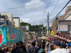 参道の屋台