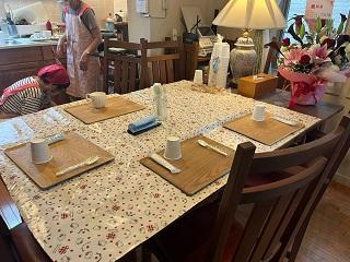 食事スペースの写真