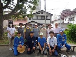 南軽井沢公園愛護会の集合写真