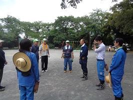 掃部山公園愛護会の集合写真