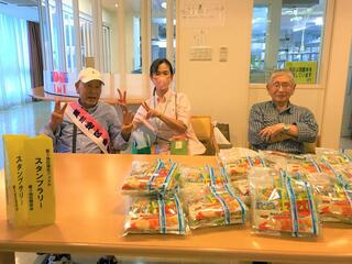 第３地区懇談会の皆様（スタンプラリー実施）