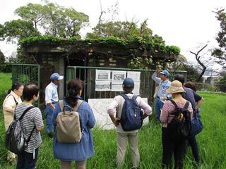 旧野毛山配水池見学の様子