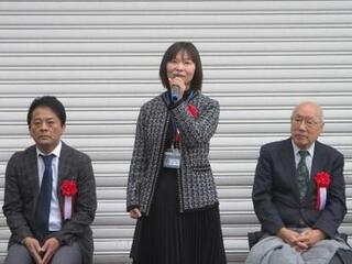 ごあいさつをさせていただきました