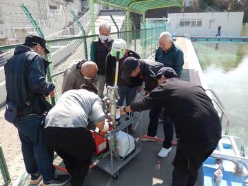 プールからトイレへの給水
