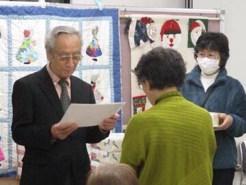入賞作品の表彰式
