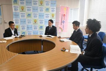 キング選手から力強い意気込み 