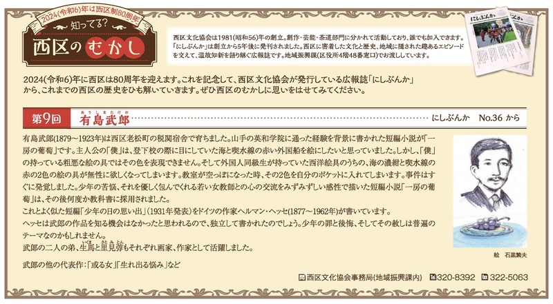 知ってる？西区のむかし第９回内容