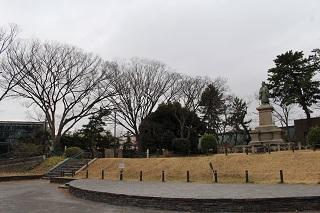 3月8日の掃部山公園の桜つぼみの写真