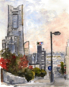 紅葉坂の風景