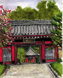 葵の御紋の赤門東福寺