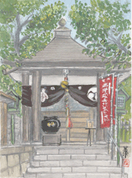 藤棚の三地蔵