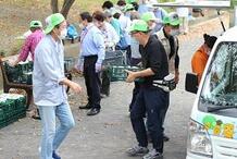 虻名公園移動販売写真