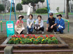 花壇の画像