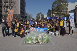 瀬谷区制50周年記念イベントスポGOMI大会の様子