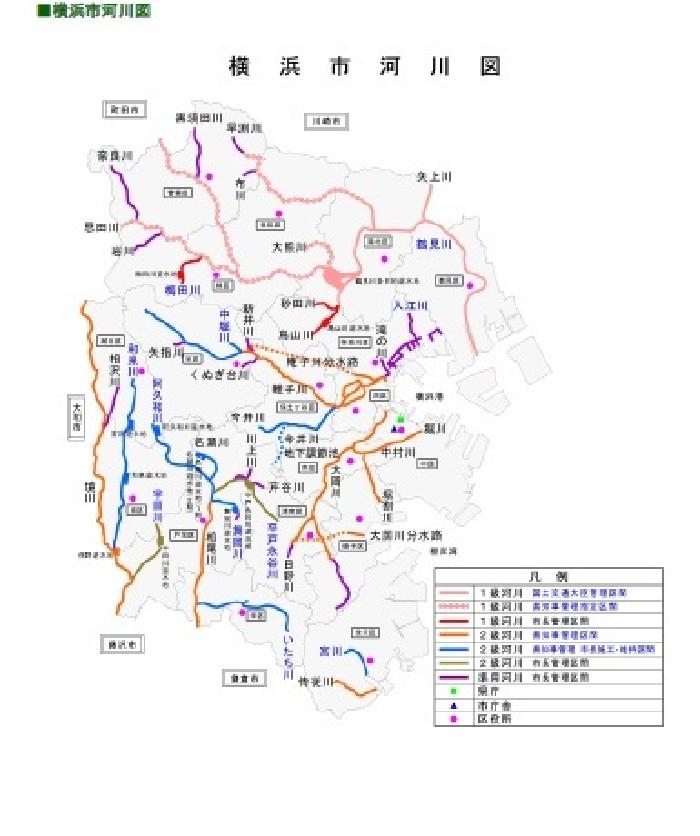 横浜市河川図