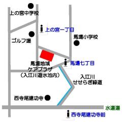 馬場地域ケアプラザ地図