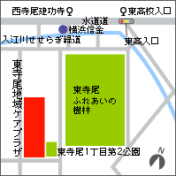 東寺尾地域ケアプラザ地図