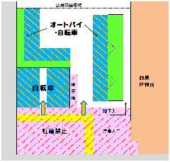 駐輪場案内図