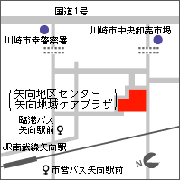 矢向地区センター地図