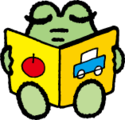 131_絵本を読むちびワッくん