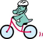 132_自転車ワッくん（赤）