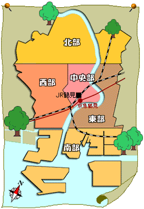 つるみ区全体図