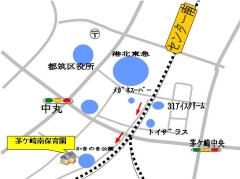 茅ケ崎南保育園への経路