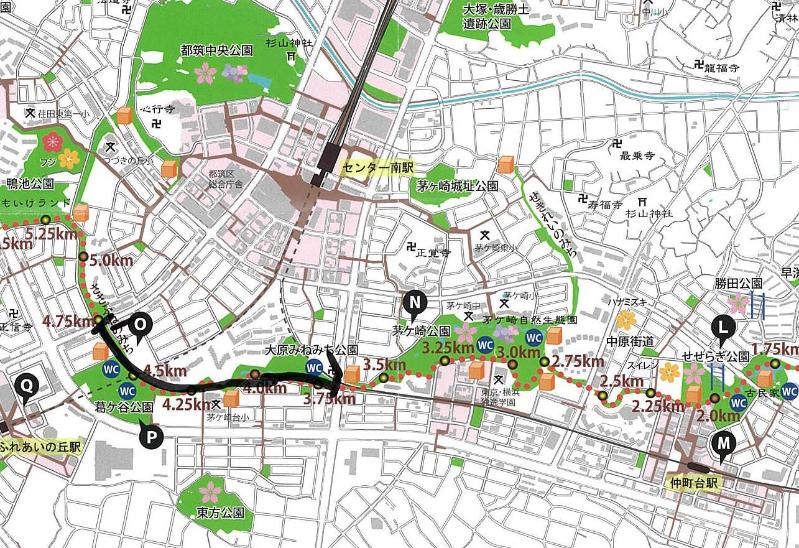 工事区間参考地図
