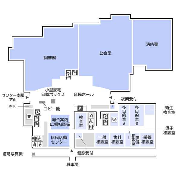 フロアマップ１階