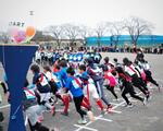 駅伝スタートの様子